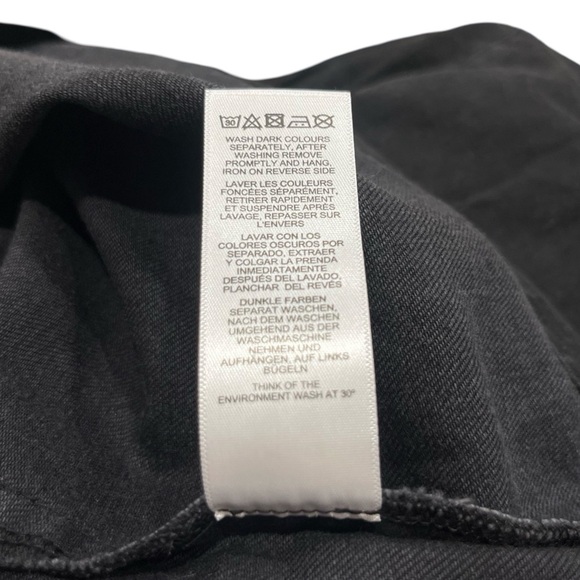 ASOS Black Denim Button-Down Mini Dress | Size Medium / 8 | NWT - Picture 8 of 11